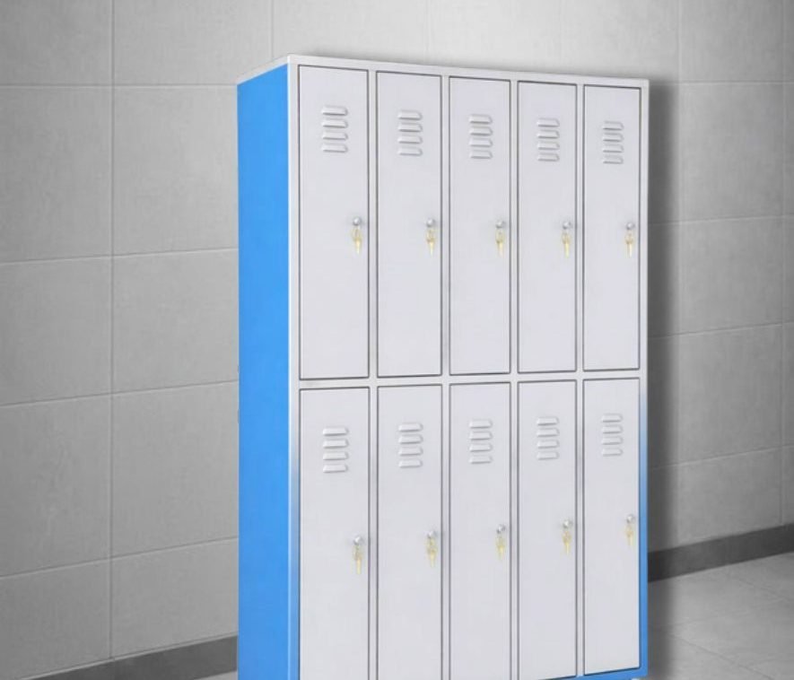MS Powder Coated Apron Hanging Locker