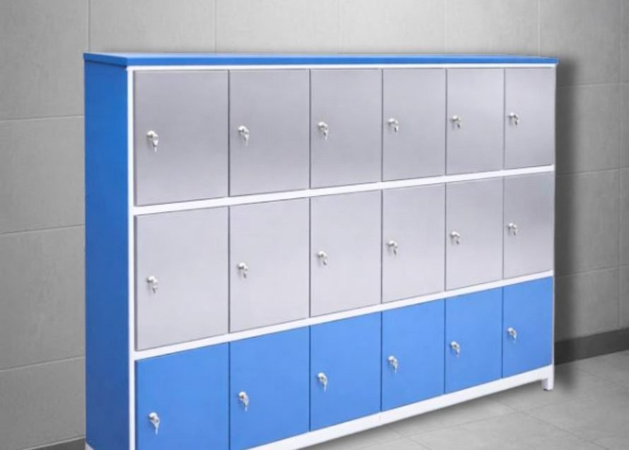 SS Worker Locker with Shoe Rack
