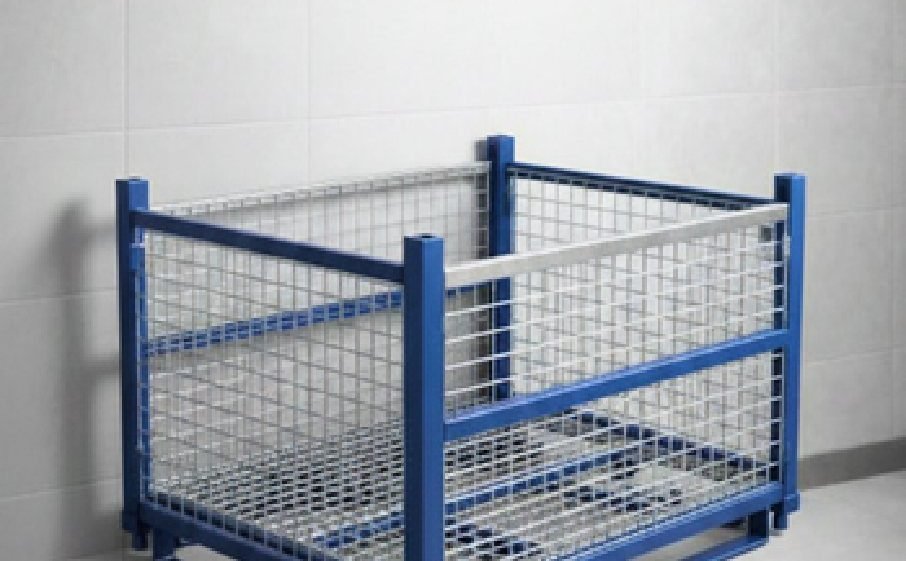 Wire Mesh Foldable Bin