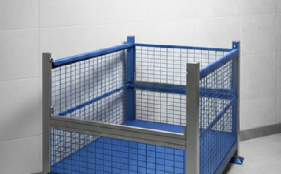 Wire Mesh Foldable Bin