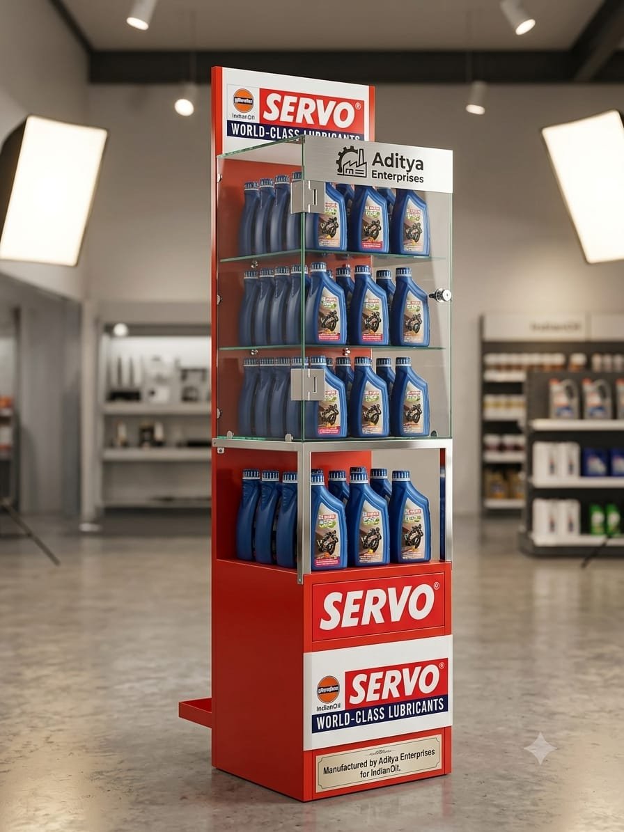 Lubricant Display Stand
