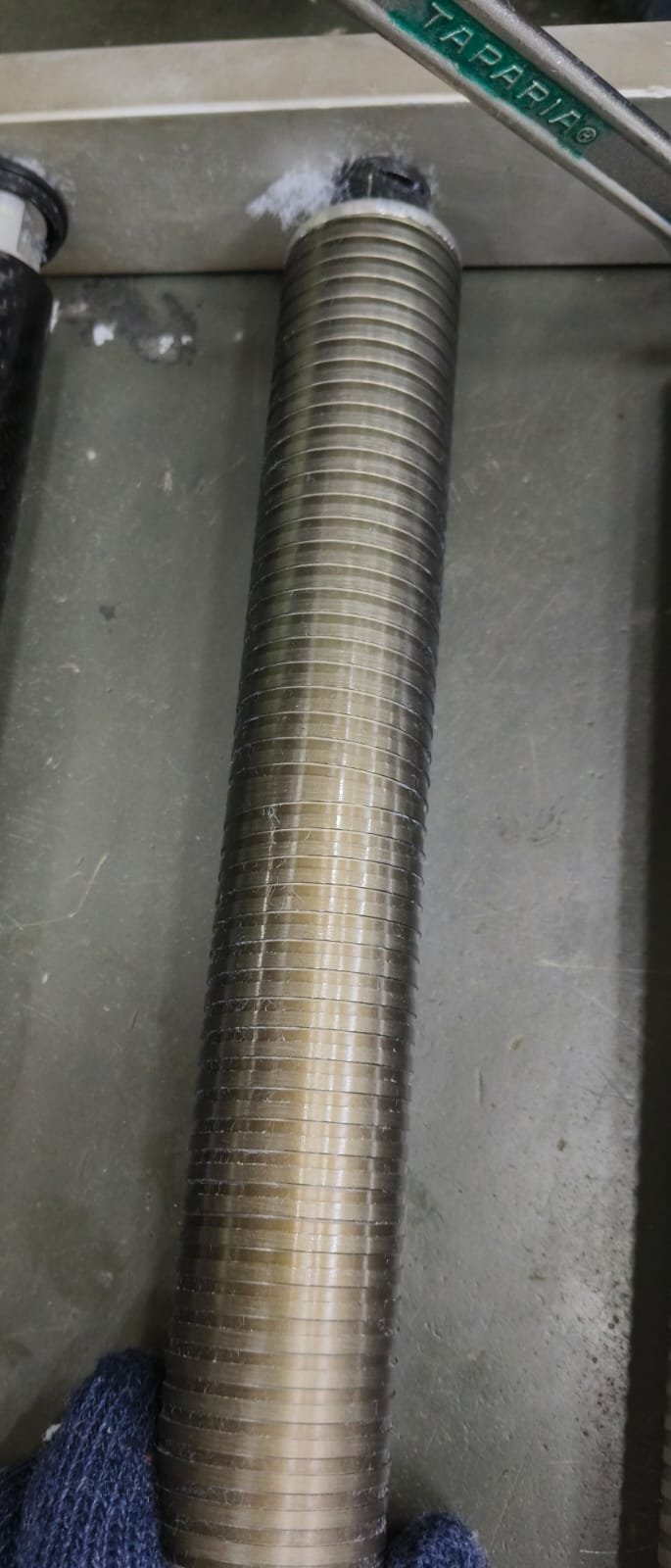 Grooved Roller Shaft